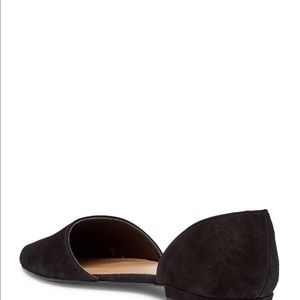 Steve madden genius black suede flat shoes